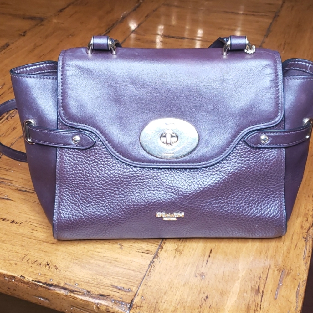 ⭐ COACH BLAKE FLAP TWIST LOCK CROSSBODY SATCHEL